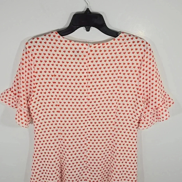 {Princess Polly} Erin Mini Dress in Heart Print - Size 8 - Picture 8 of 16